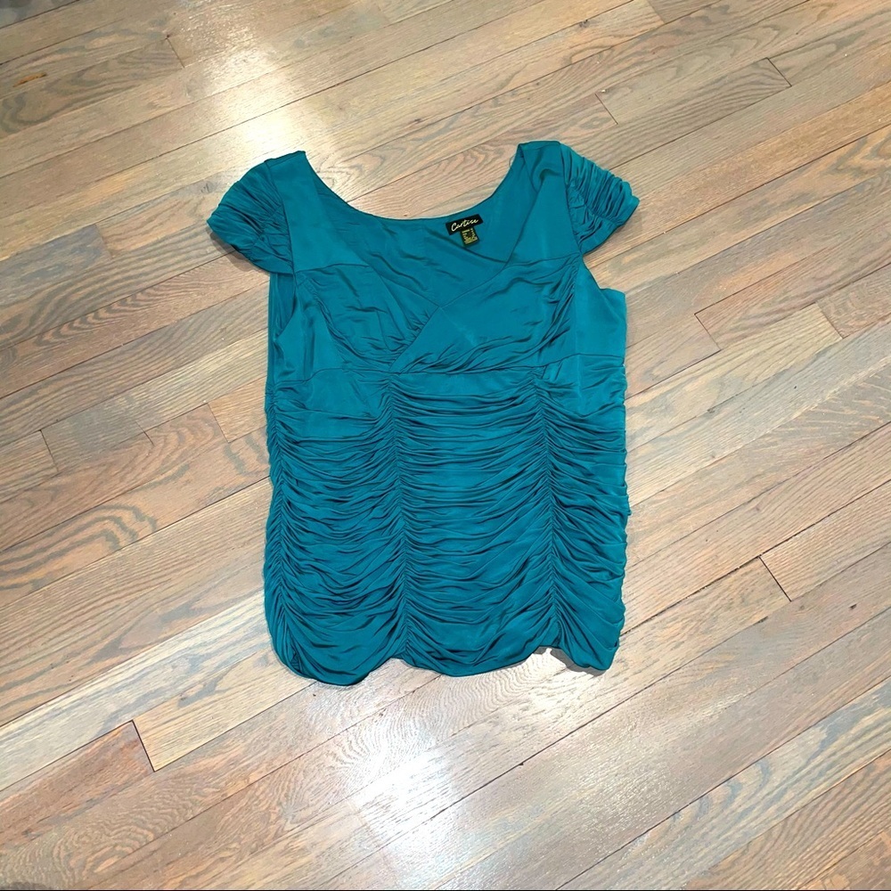 Anthro | Cartise Bunch Rouched Top